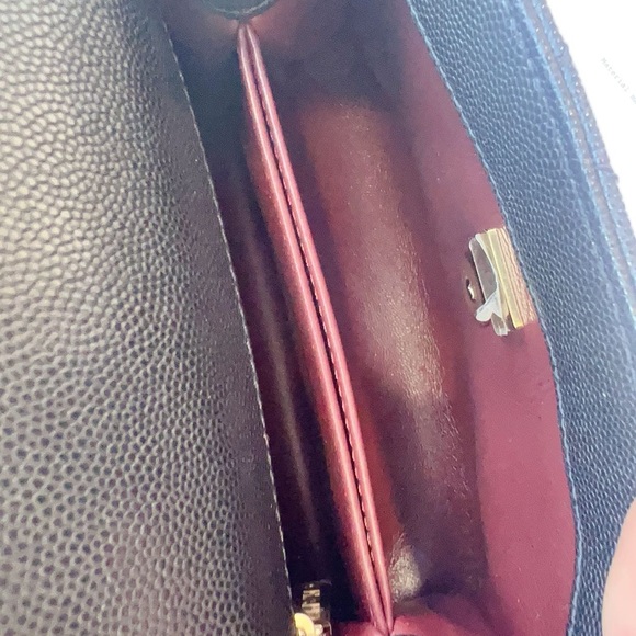 Chanel Mini Flap Bag With Top Handle Caviar & Gold-Tone Metal Black - Picture 12 of 12